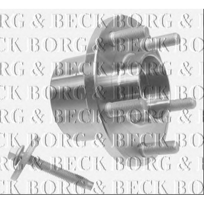 Фото Комплект подшипника ступицы колеса BORG & BECK BWK1097