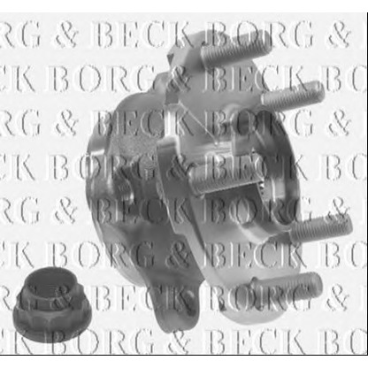 Фото Комплект подшипника ступицы колеса BORG & BECK BWK1108