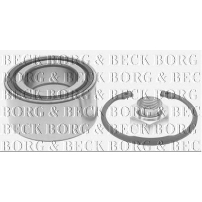 Photo Kit de roulements de roue BORG & BECK BWK1142