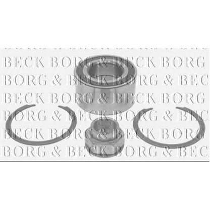 Photo Wheel Bearing Kit BORG & BECK BWK1164