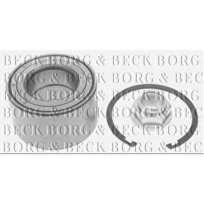 Photo Kit de roulements de roue BORG & BECK BWK1185