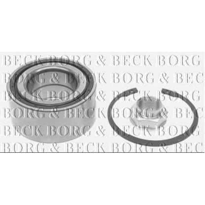 Photo Kit de roulements de roue BORG & BECK BWK1191