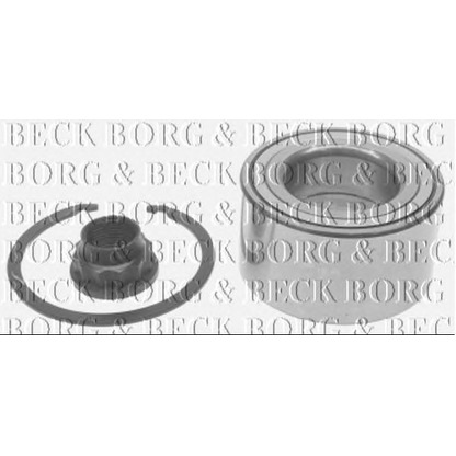 Photo Wheel Bearing Kit BORG & BECK BWK1236