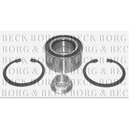 Photo Wheel Bearing BORG & BECK BWK293