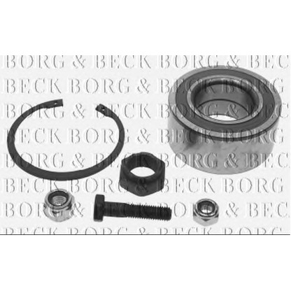 Photo Kit de roulements de roue BORG & BECK BWK299
