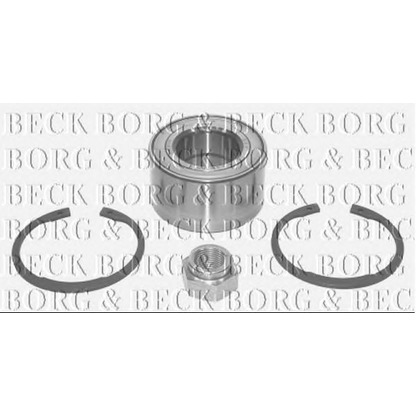 Photo Wheel Bearing Kit BORG & BECK BWK321