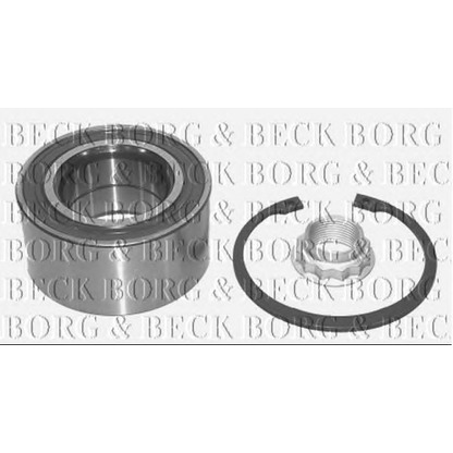 Photo Wheel Bearing Kit BORG & BECK BWK334