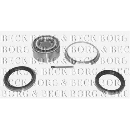 Foto Radlagersatz BORG & BECK BWK335