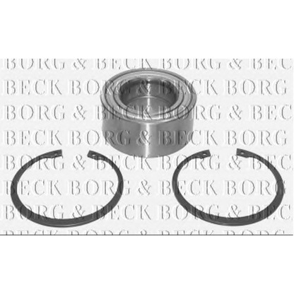 Photo Kit de roulements de roue BORG & BECK BWK344
