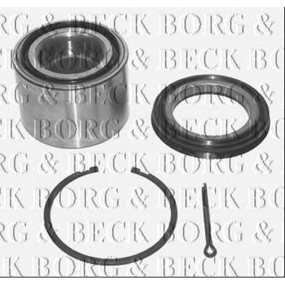 Foto Radlagersatz BORG & BECK BWK348