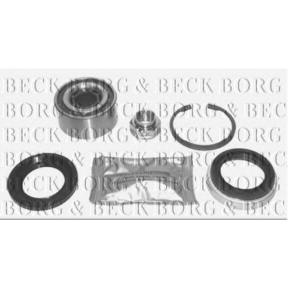 Photo Wheel Bearing Kit BORG & BECK BWK361