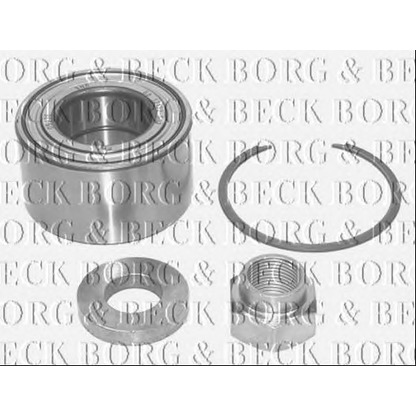 Photo Wheel Bearing Kit BORG & BECK BWK378
