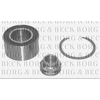 Photo Kit de roulements de roue BORG & BECK BWK390