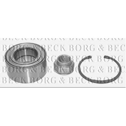 Photo Kit de roulements de roue BORG & BECK BWK400