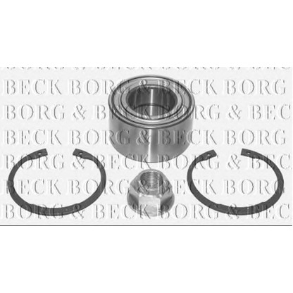 Photo Wheel Bearing Kit BORG & BECK BWK423