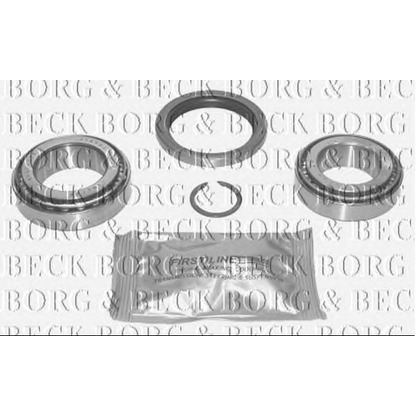 Photo Kit de roulements de roue BORG & BECK BWK443
