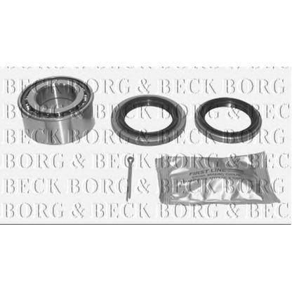 Photo Kit de roulements de roue BORG & BECK BWK447