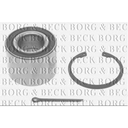 Photo Wheel Bearing Kit BORG & BECK BWK451