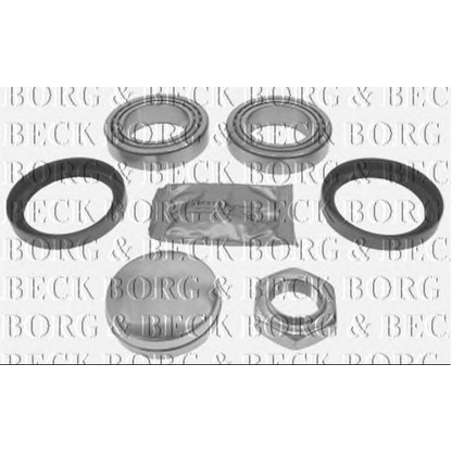 Photo Kit de roulements de roue BORG & BECK BWK492