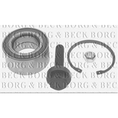 Photo Kit de roulements de roue BORG & BECK BWK513