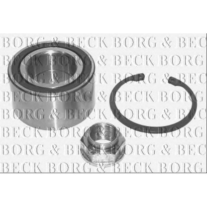 Фото Комплект подшипника ступицы колеса BORG & BECK BWK528