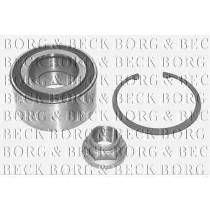 Photo Kit de roulements de roue BORG & BECK BWK535