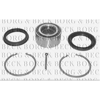 Photo Kit de roulements de roue BORG & BECK BWK585