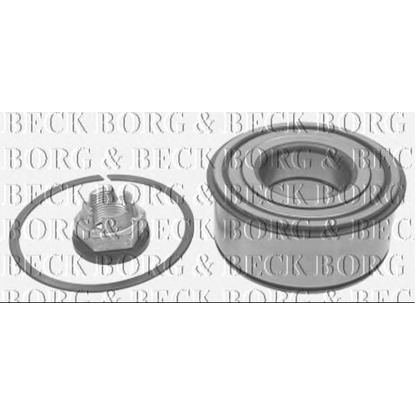 Photo Kit de roulements de roue BORG & BECK BWK637