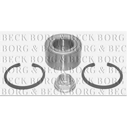 Photo Wheel Bearing BORG & BECK BWK656