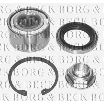 Photo Wheel Bearing Kit BORG & BECK BWK690