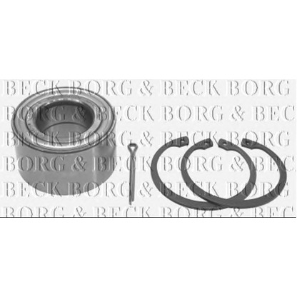 Photo Wheel Bearing Kit BORG & BECK BWK692