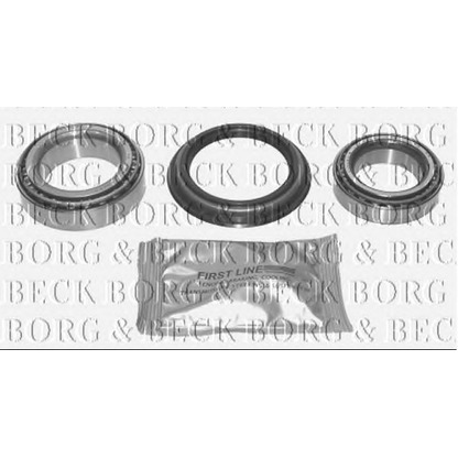Photo Wheel Bearing Kit BORG & BECK BWK776