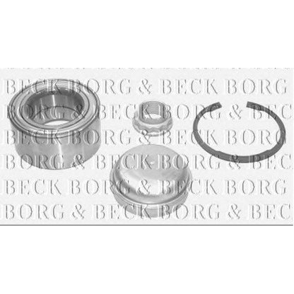 Photo Wheel Bearing BORG & BECK BWK778