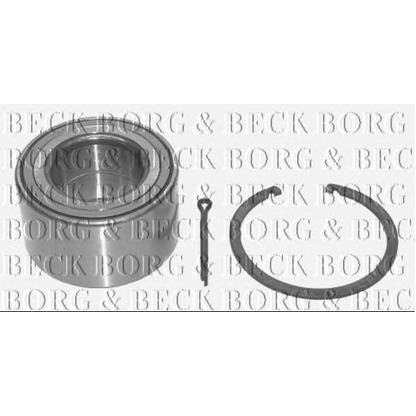 Photo Wheel Bearing Kit BORG & BECK BWK824