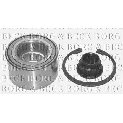 Photo Wheel Bearing Kit BORG & BECK BWK833