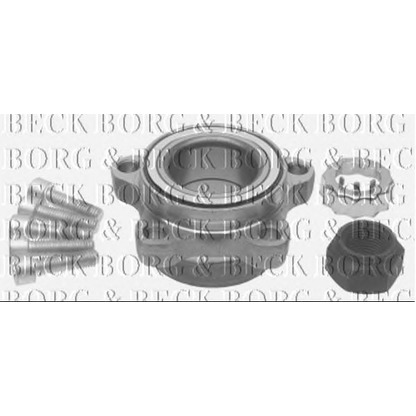 Фото Комплект подшипника ступицы колеса BORG & BECK BWK862