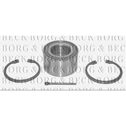 Photo Kit de roulements de roue BORG & BECK BWK883