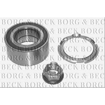 Фото Комплект подшипника ступицы колеса BORG & BECK BWK910