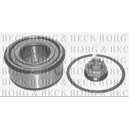 Фото Комплект подшипника ступицы колеса BORG & BECK BWK911