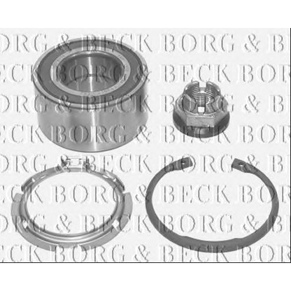 Photo Kit de roulements de roue BORG & BECK BWK913
