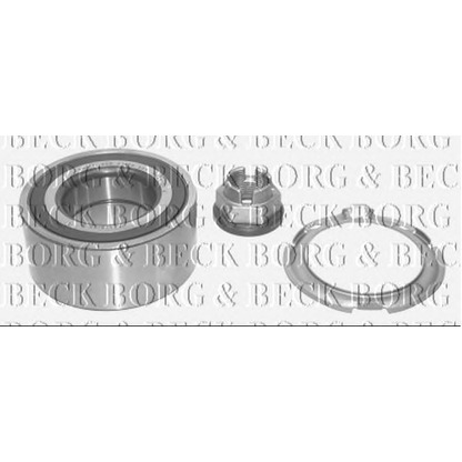 Photo Wheel Bearing Kit BORG & BECK BWK961