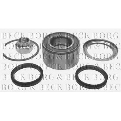 Photo Kit de roulements de roue BORG & BECK BWK060