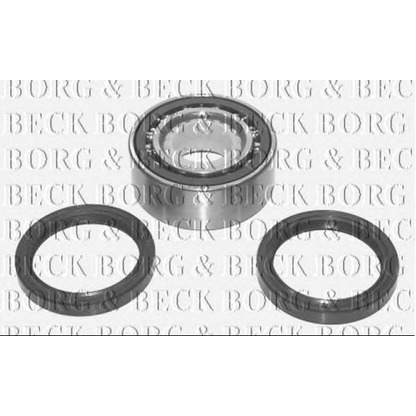 Photo Wheel Bearing Kit BORG & BECK BWK177