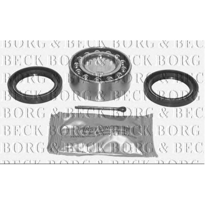 Фото Комплект подшипника ступицы колеса BORG & BECK BWK187
