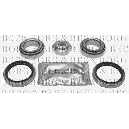 Photo Wheel Bearing Kit BORG & BECK BWK086