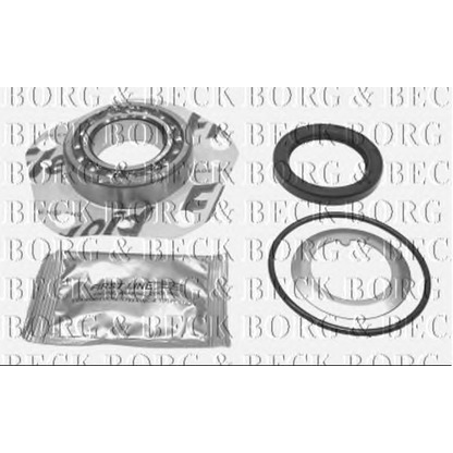 Foto Kit cuscinetto ruota BORG & BECK BWK104