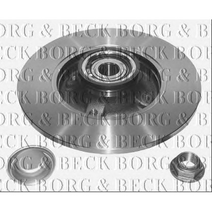 Photo Wheel Bearing Kit BORG & BECK BWK1051