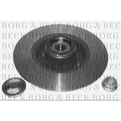 Photo Brake Disc BORG & BECK BWK1074