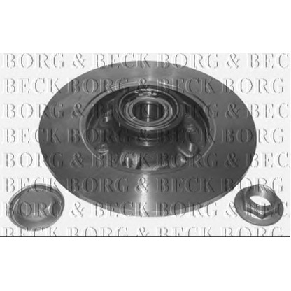 Photo Disque de frein BORG & BECK BWK1076