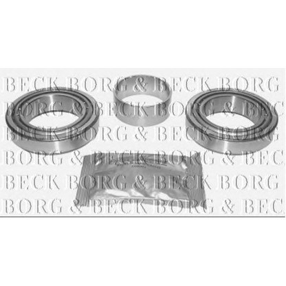 Photo Wheel Bearing Kit BORG & BECK BWK1078